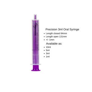Purple barrel 3ml oral syringe accurate and the best oral syringe